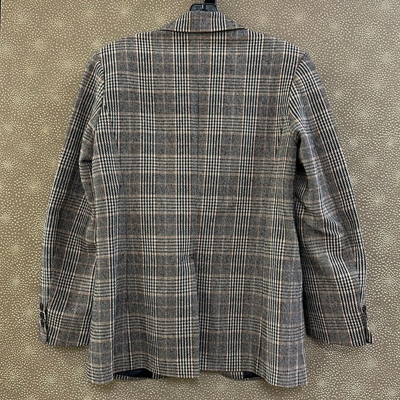 🔥🔥🔥Sandro Paris Wool Plaid Blazer Jacket - Picture 9 of 12